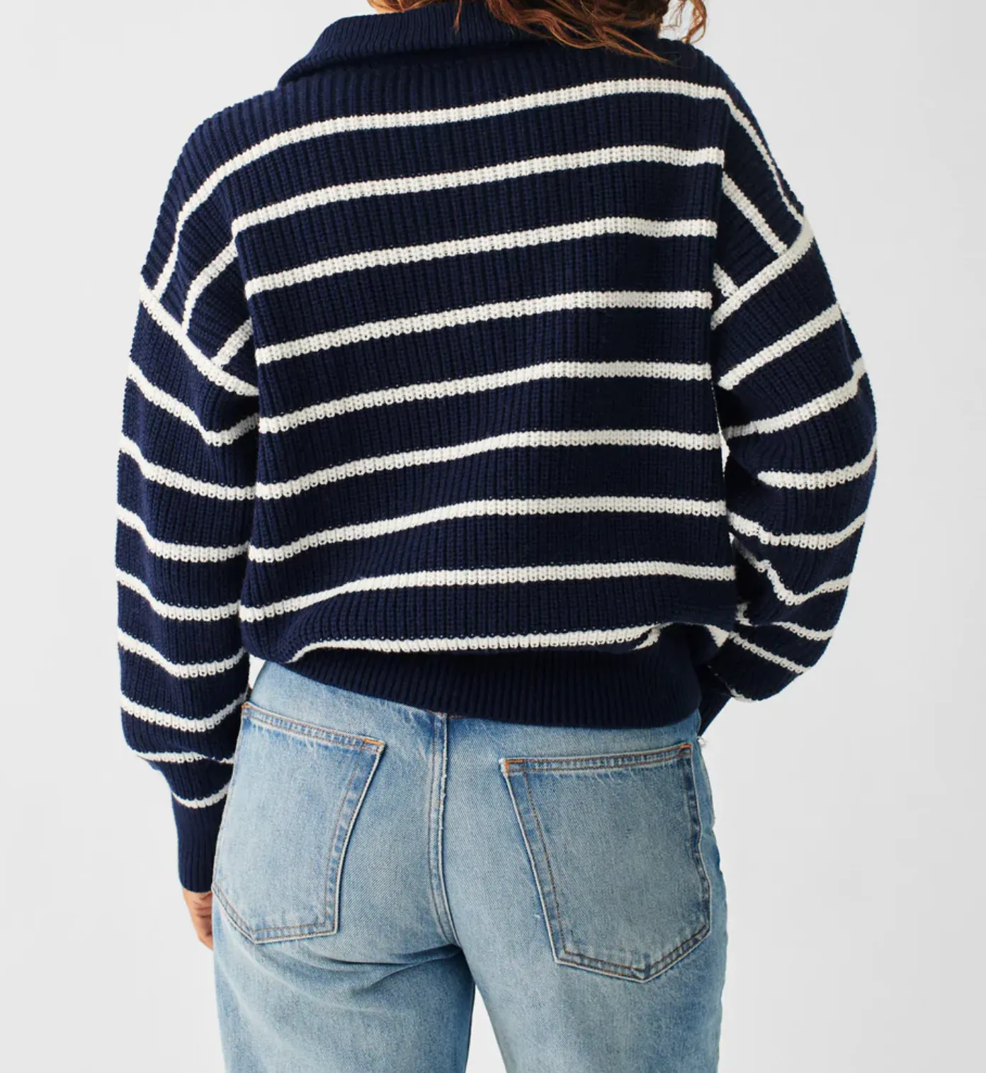 Mariner Sweater in Navy Multi