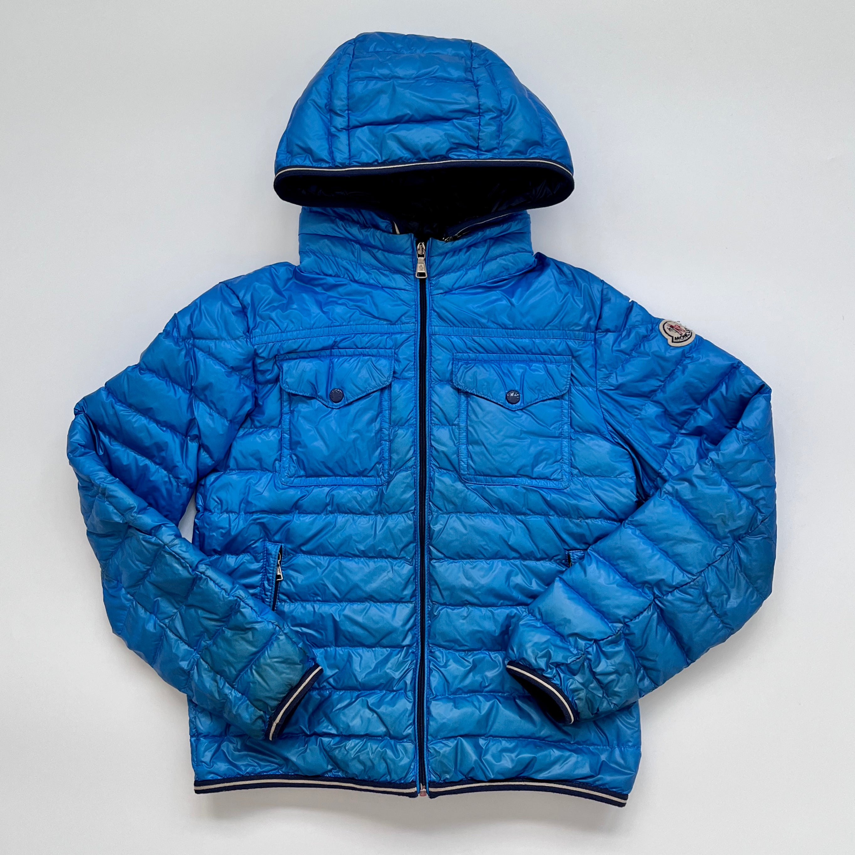 Moncler Blue Down Filled Coat: 10 Years