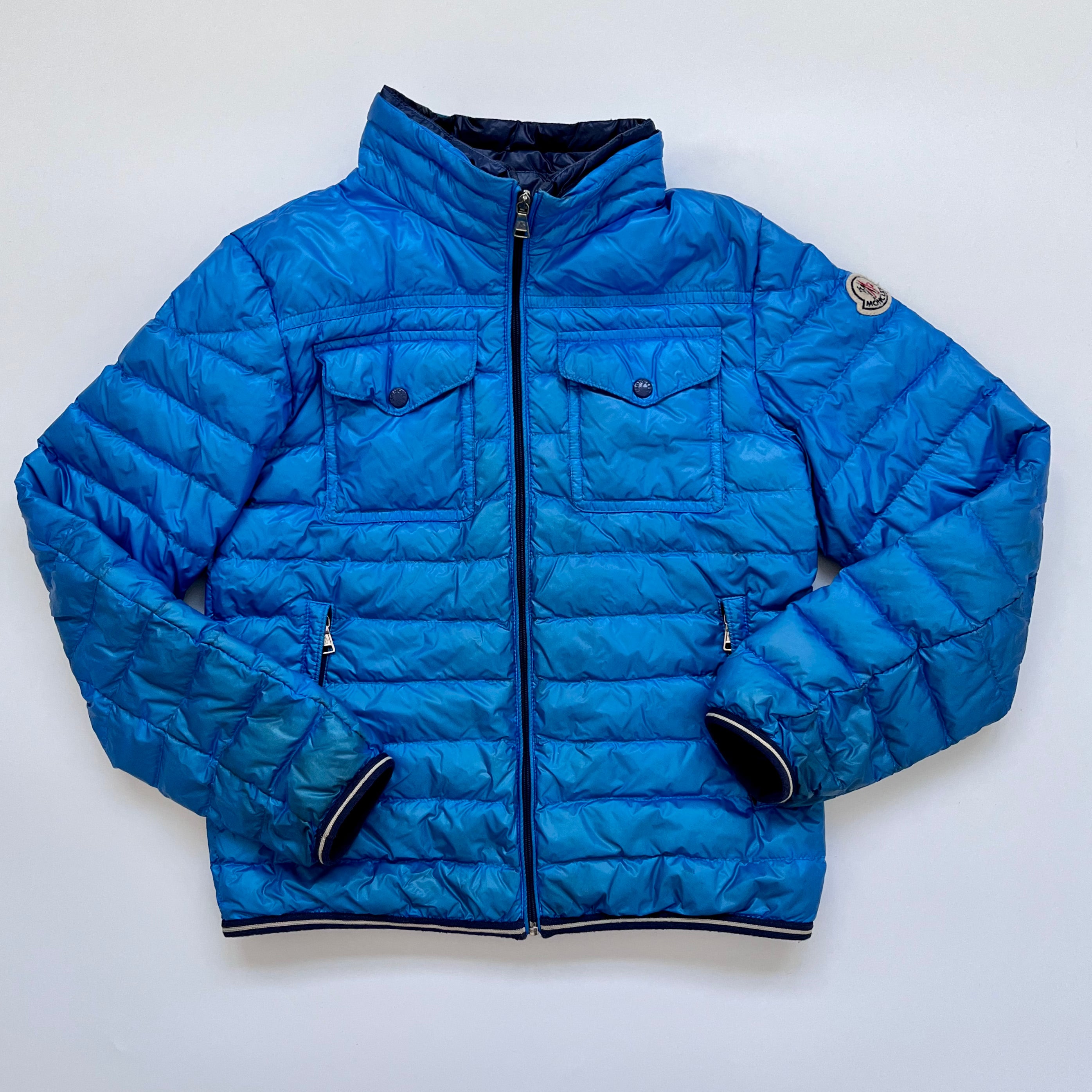 Moncler Blue Down Filled Coat: 10 Years