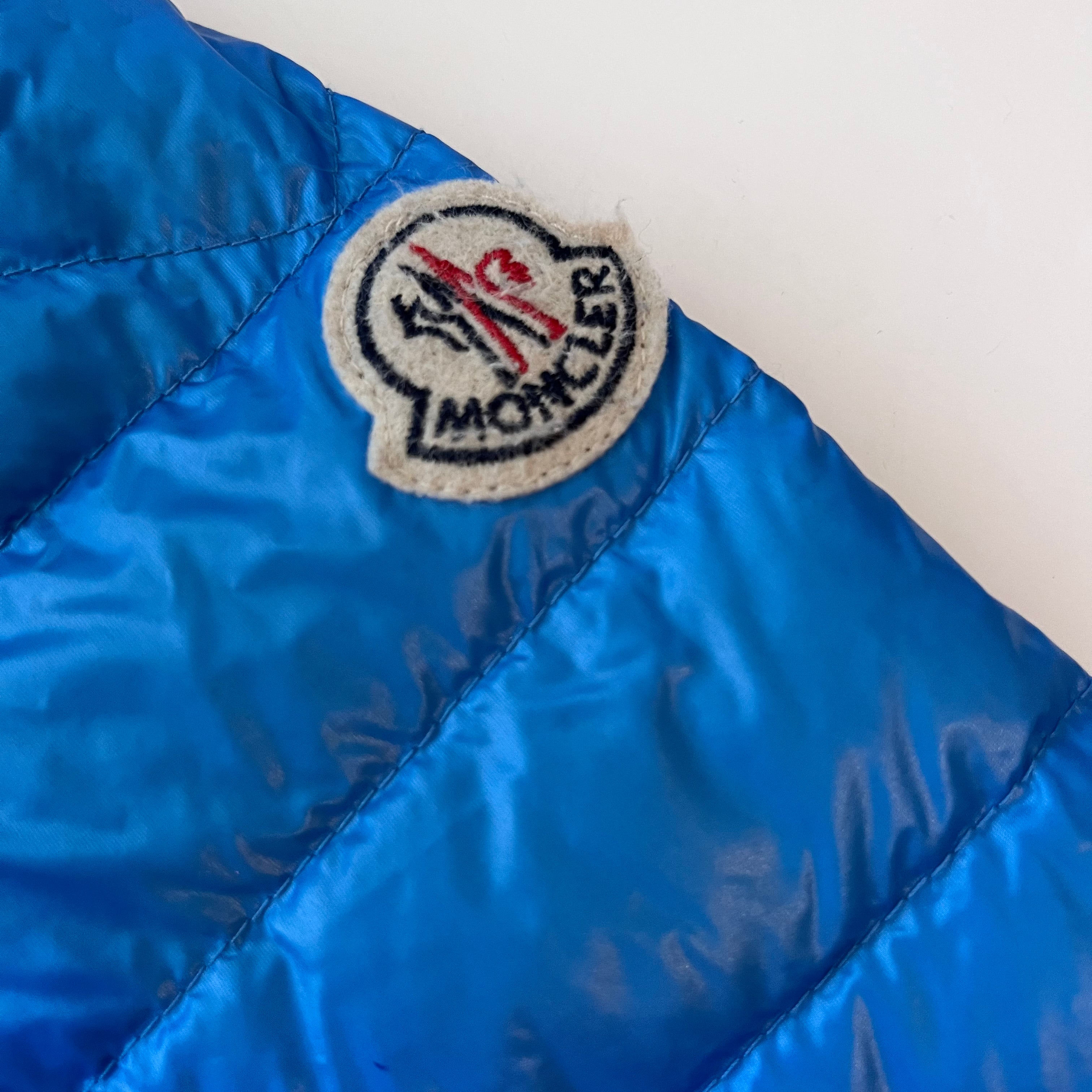 Moncler Blue Down Filled Coat: 10 Years