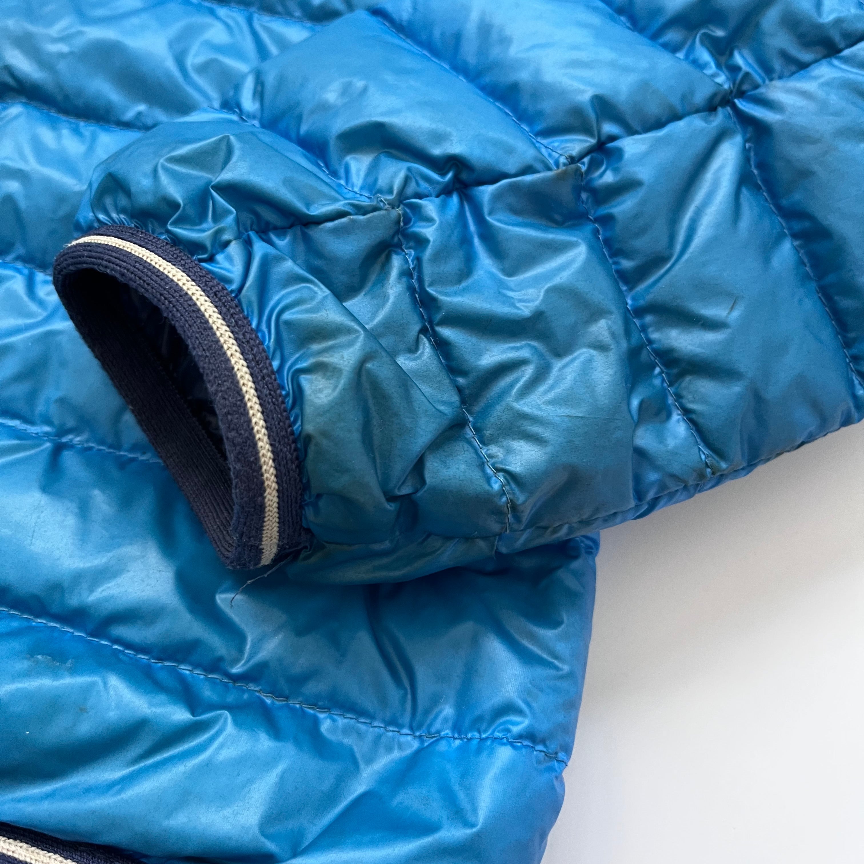 Moncler Blue Down Filled Coat: 10 Years