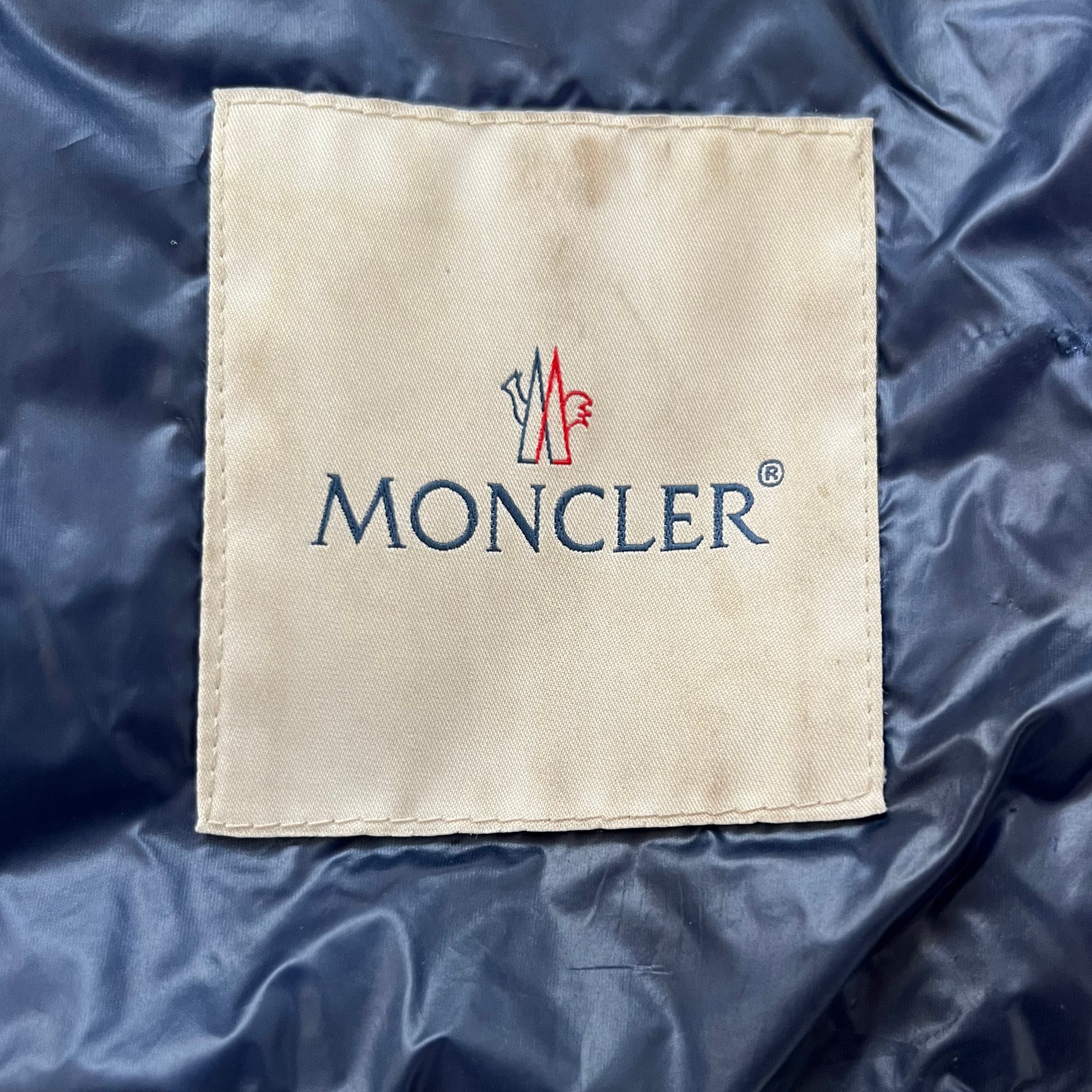 Moncler Blue Down Filled Coat: 10 Years