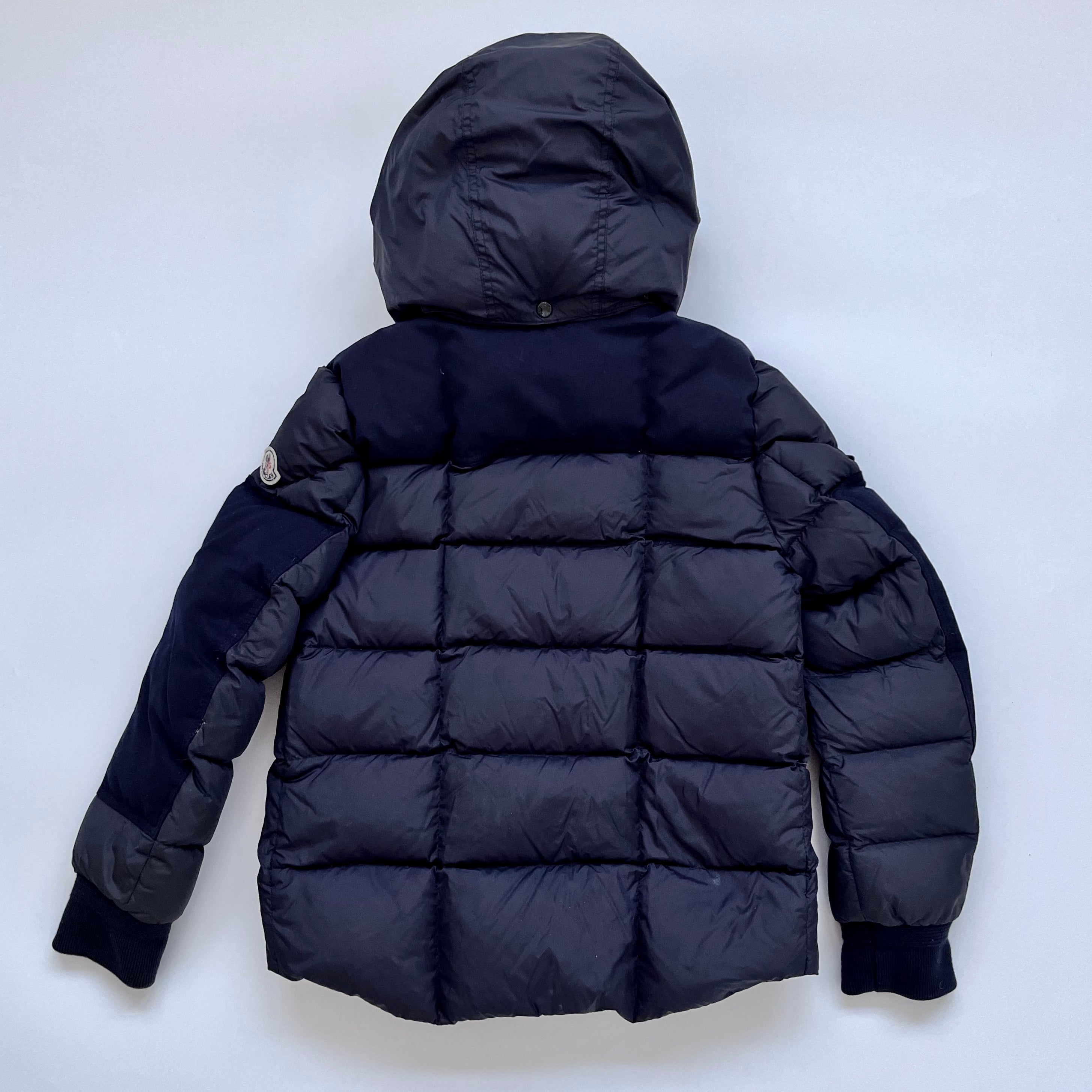 Moncler Navy Blue Down Filled Coat: 12 Years