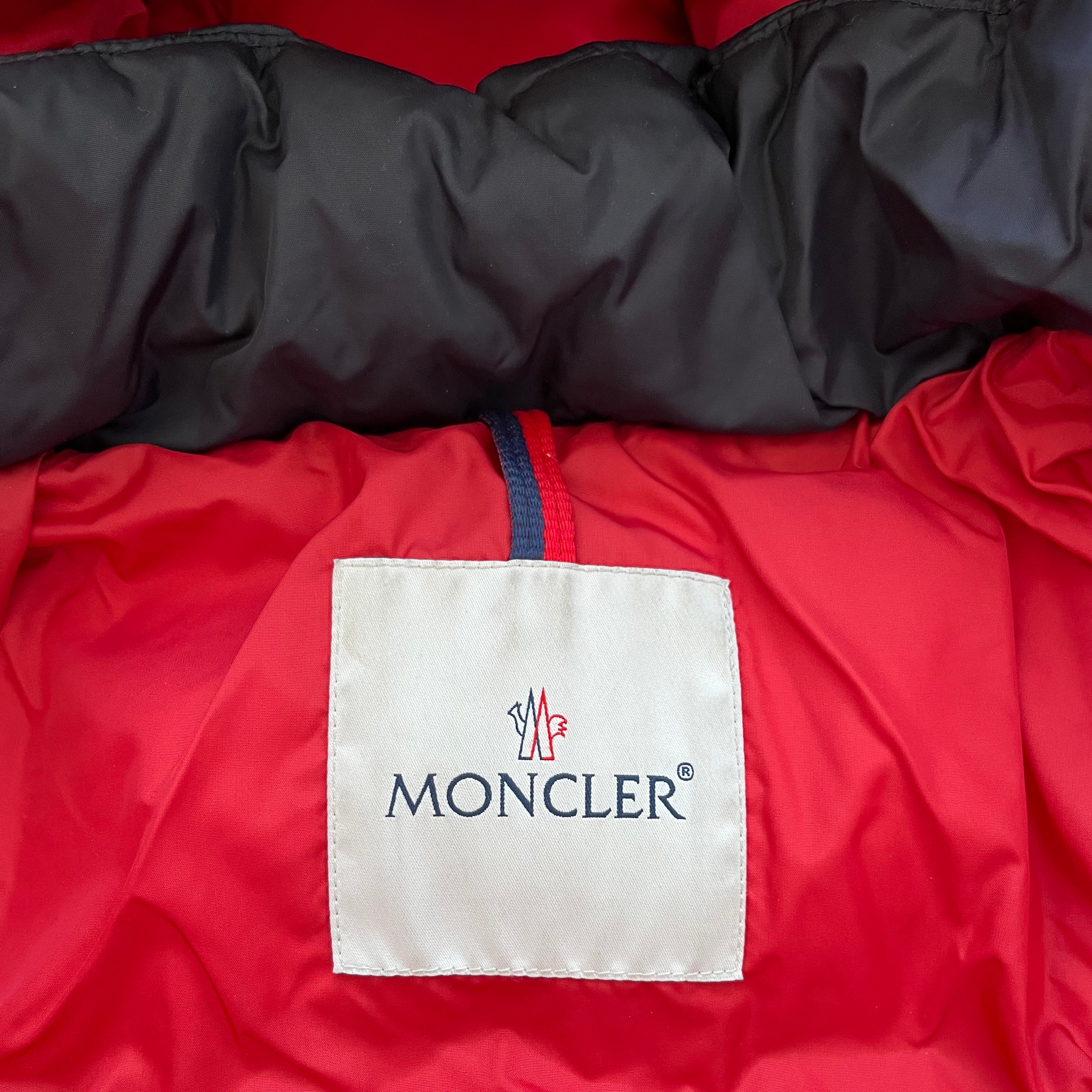 Moncler Navy Blue Down Filled Coat: 12 Years