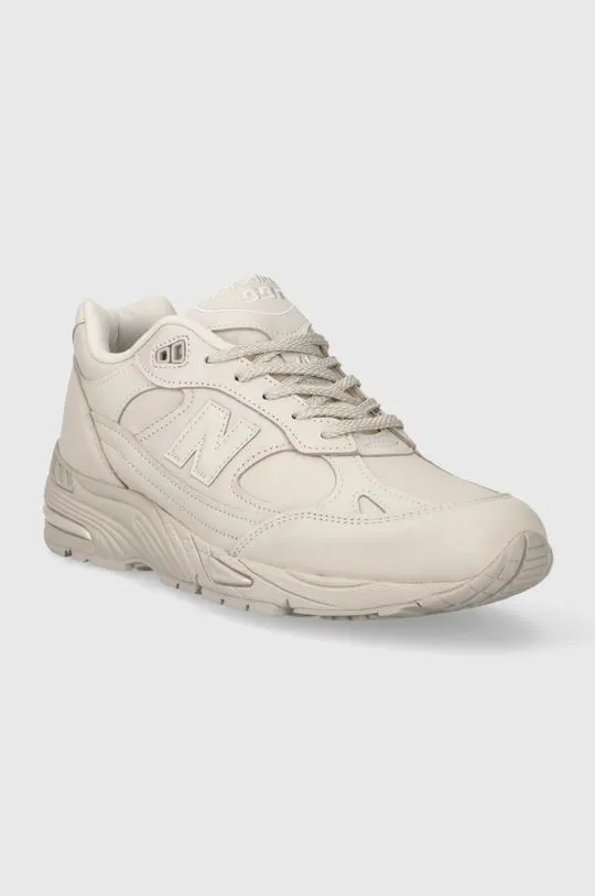 New Balance sneakers M991OW Made in UK white color