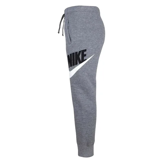 NIKE JUNIOR SPORTSWEAR CLUB FLEECE GREY TRACKPANTS