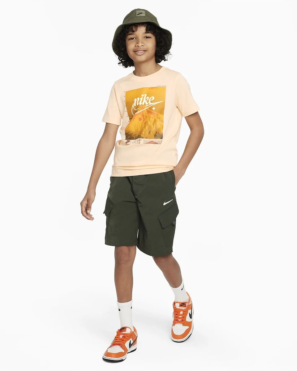 NIKE JUNIOR SPORTSWEAR TEE - PEACH