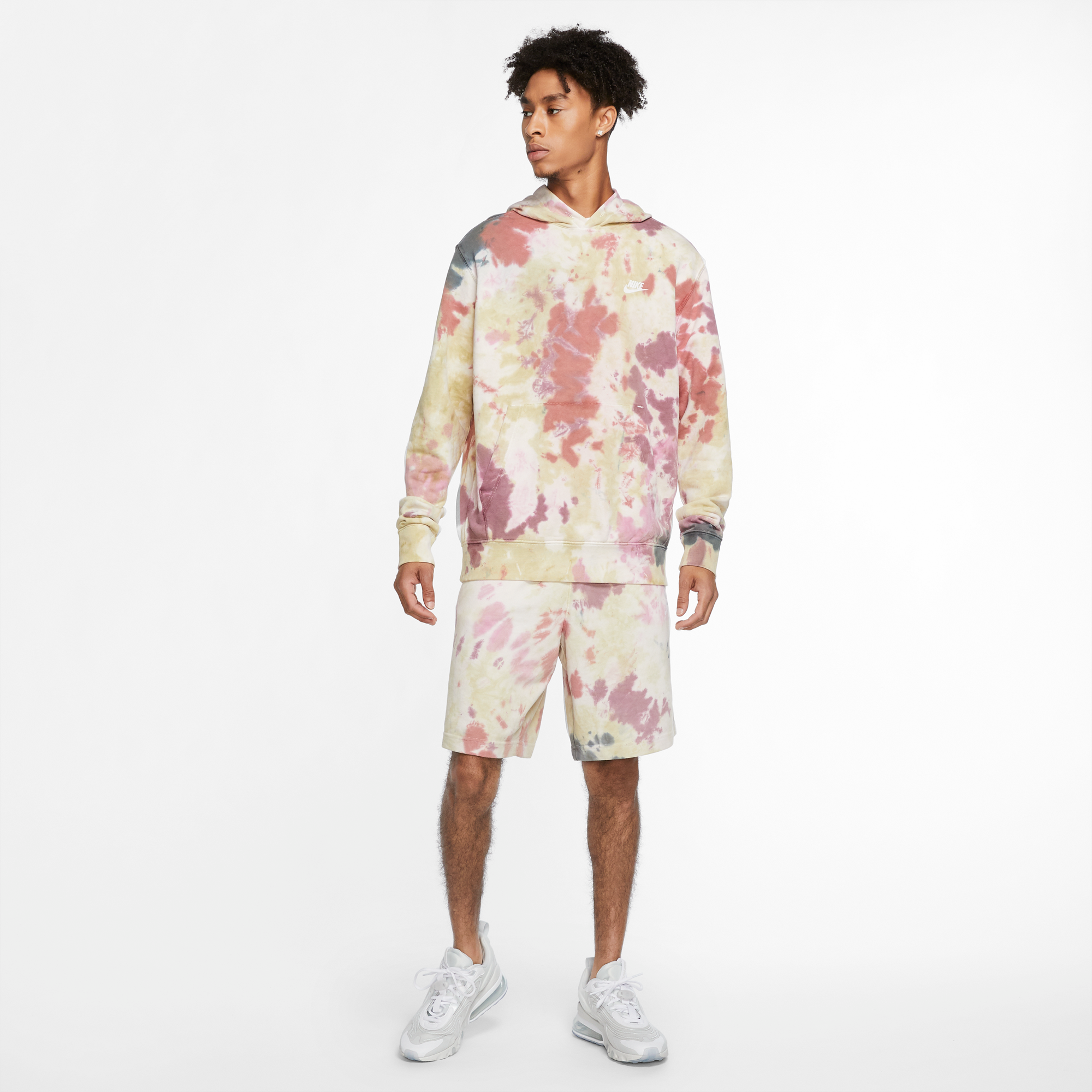 NIKE SPORTSWEAR TIE-DYE PULLOVER HOODIE