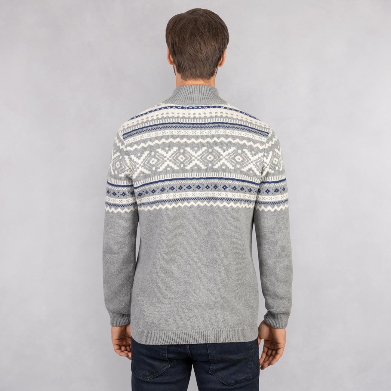 Nordic Sweater Zip Men