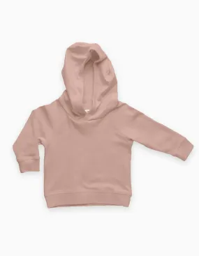 Organic Hooded Pullover - Blush