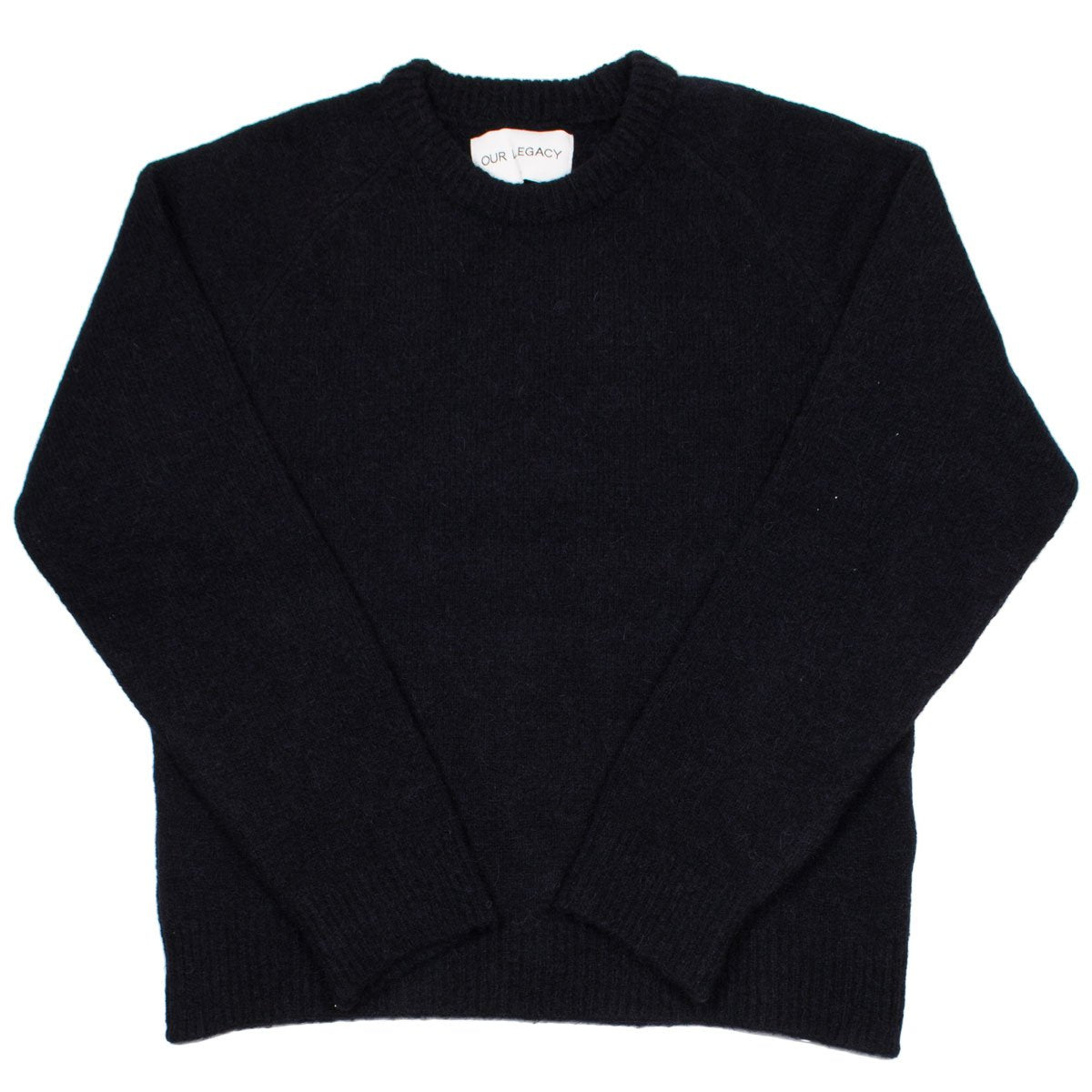 Our Legacy - Base Roundneck Sweater - Black Needled