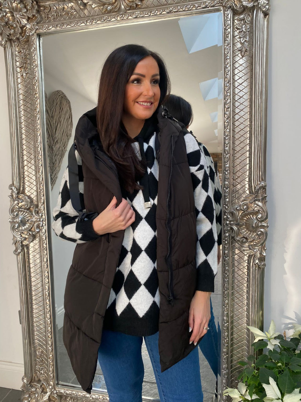 Puffer Hooded Gilet Darcie