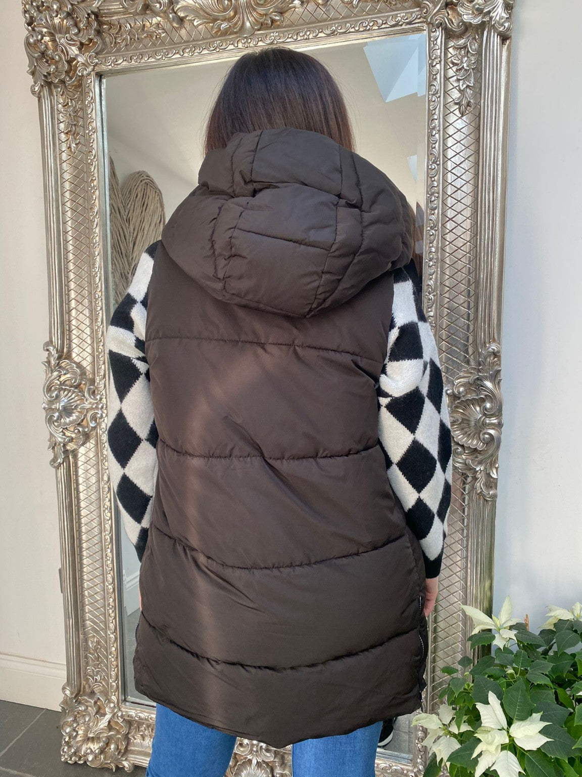 Puffer Hooded Gilet Darcie