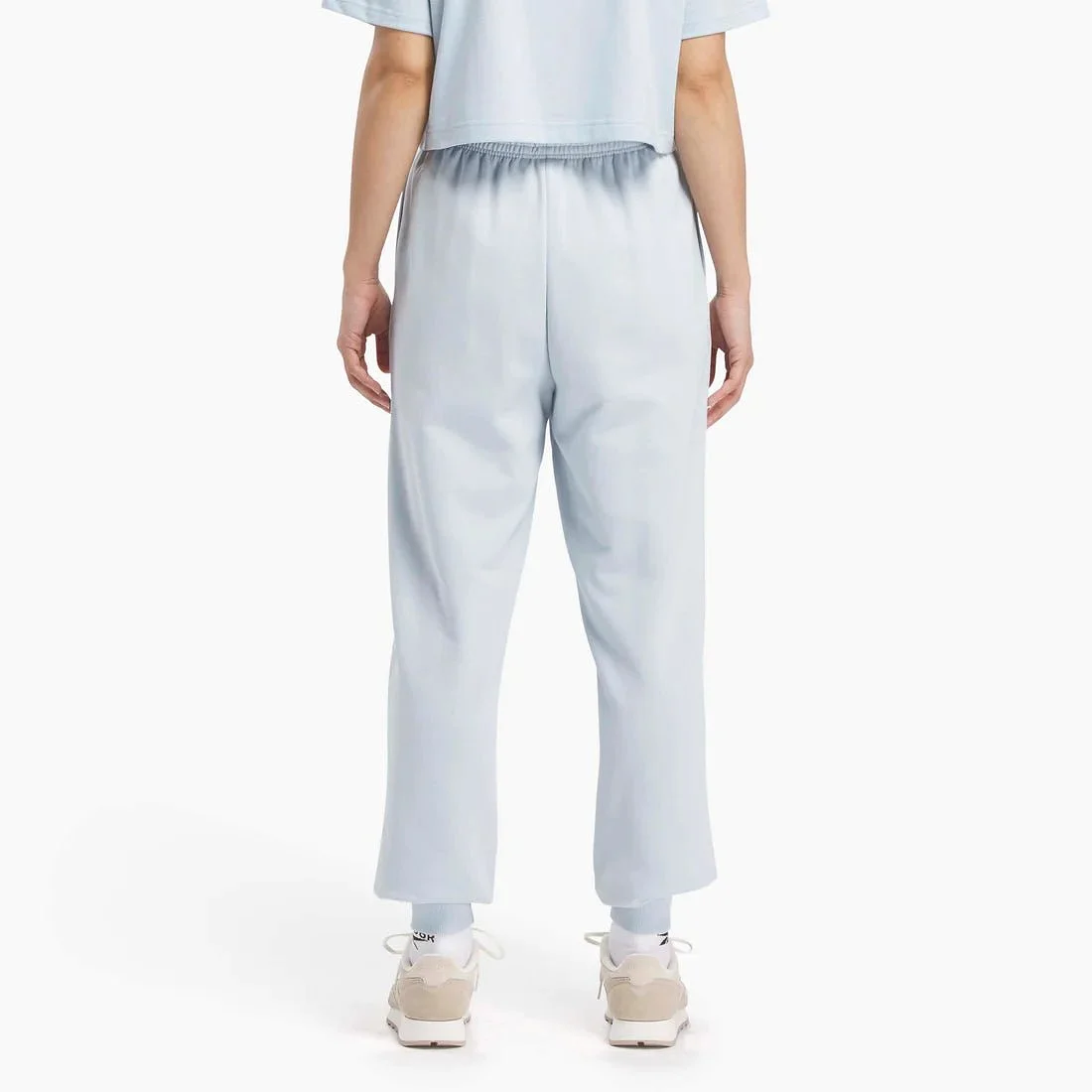 REEBOK WOMEN'S CLASSICS FRENCH TERRY BLUE TRACKPANTS