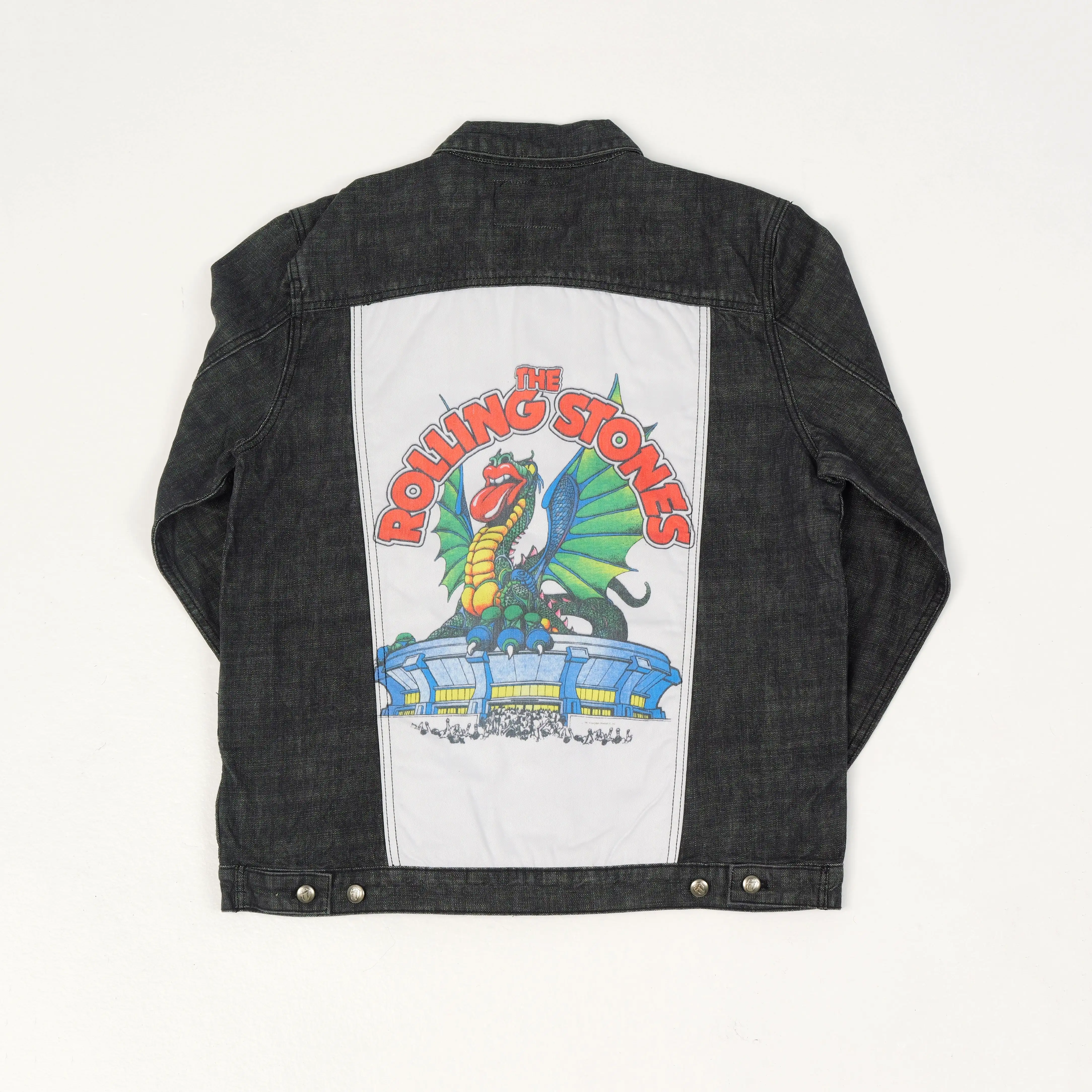 ROLLING STONES DENIM JACKET GREY