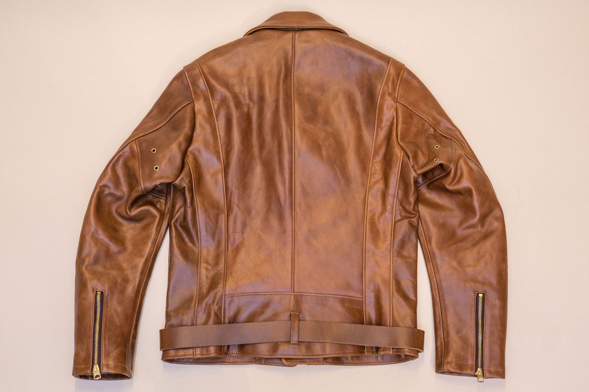 Schott NYC P677 Chromexcel Steerhide Motorcycle Jacket - Brown