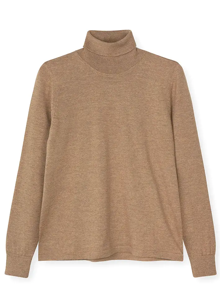 Sibin Linnebjerg Lira Turtleneck Sweater - Camel