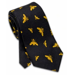 Silk Bees Silk Necktie