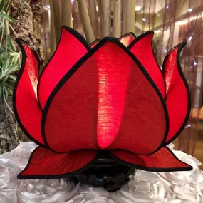 Silk Lotus Lamp