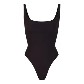 SKIMS FITS EVERYBODY Square Neck Bodysuit Onyx - Black