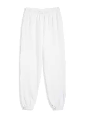 Softest Fleece Sweatpant with Pockets in White