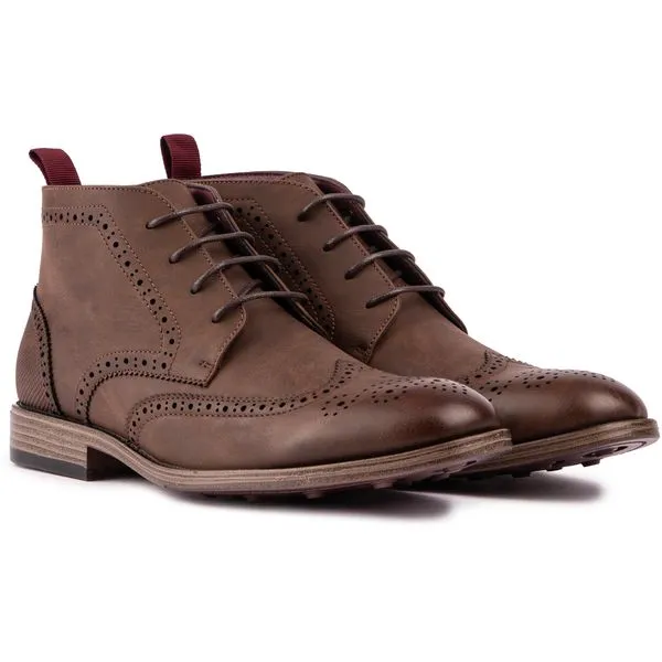 Soletrader Globe Brogue Boots