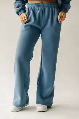 The Brower Relaxed Sweatpant in Vintage Blue