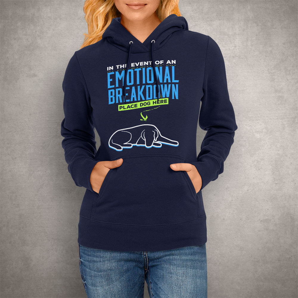 Unisex Hoodie Emotional Breakdown Dog