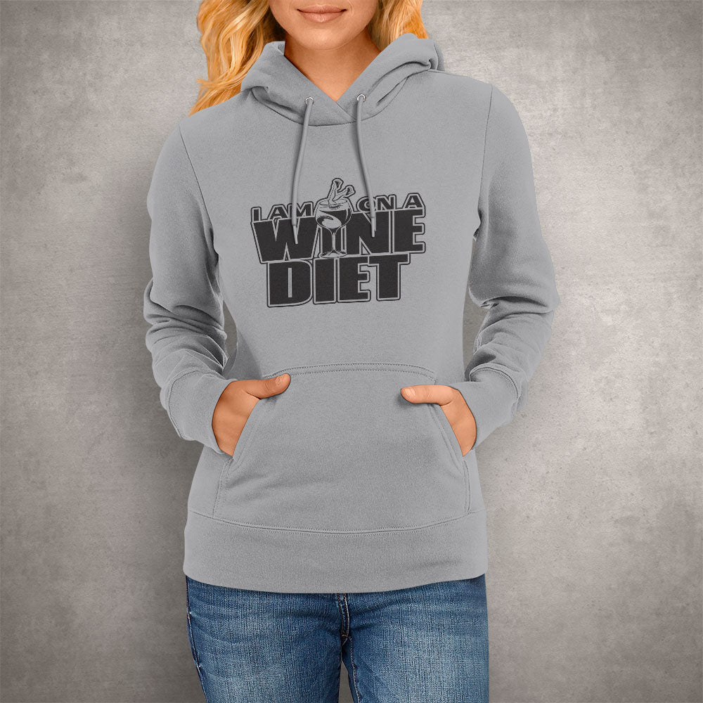 Unisex Hoodie Wine Diet