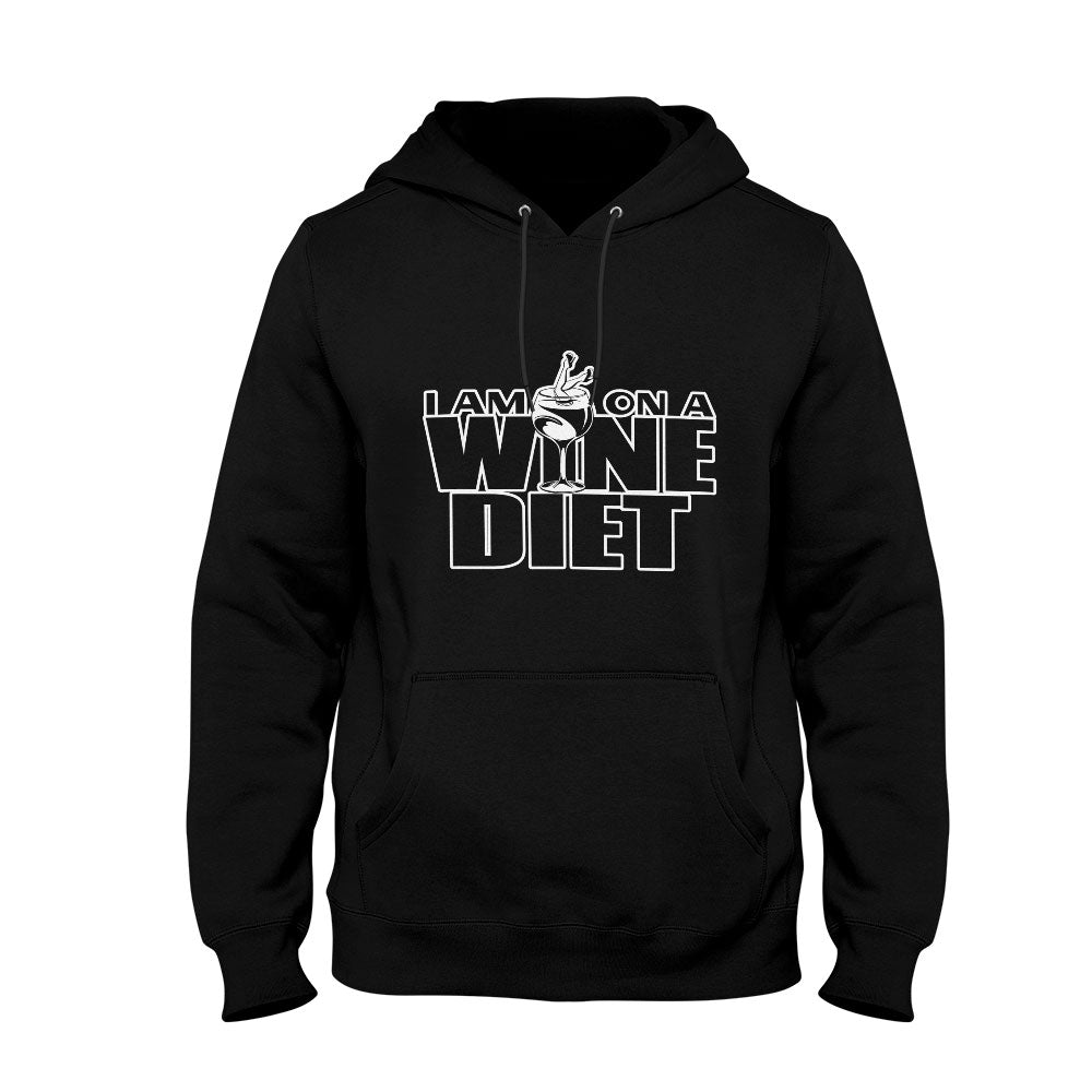 Unisex Hoodie Wine Diet