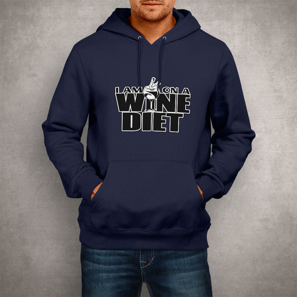 Unisex Hoodie Wine Diet