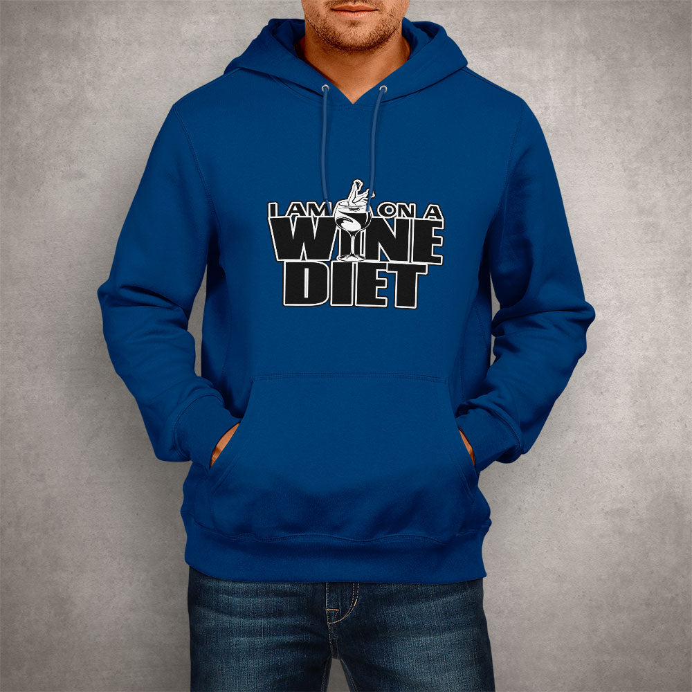 Unisex Hoodie Wine Diet