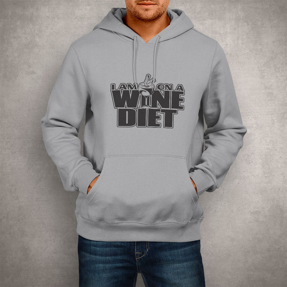 Unisex Hoodie Wine Diet