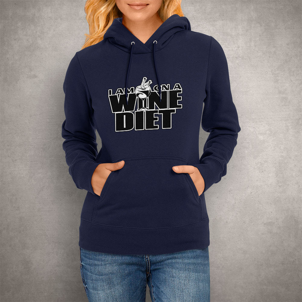 Unisex Hoodie Wine Diet