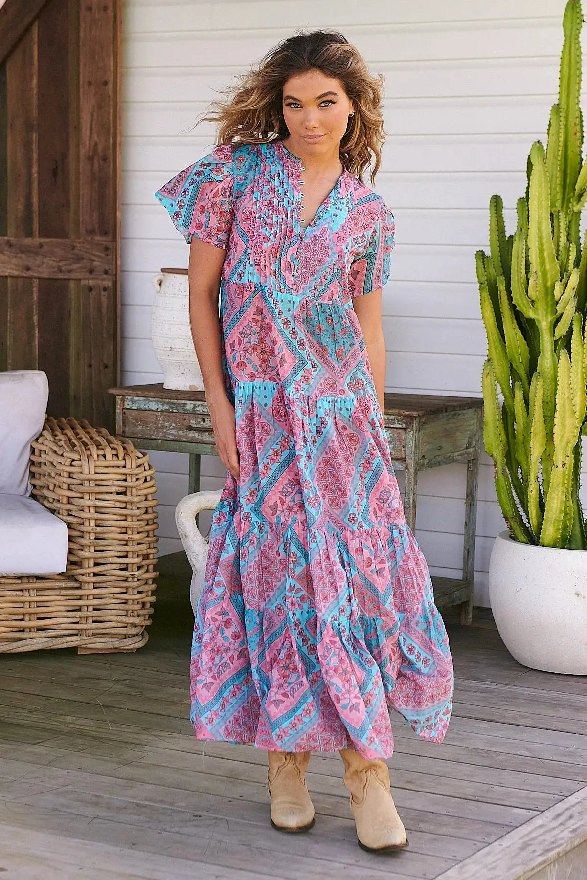 Yoli Maxi Dress - Luana Collection