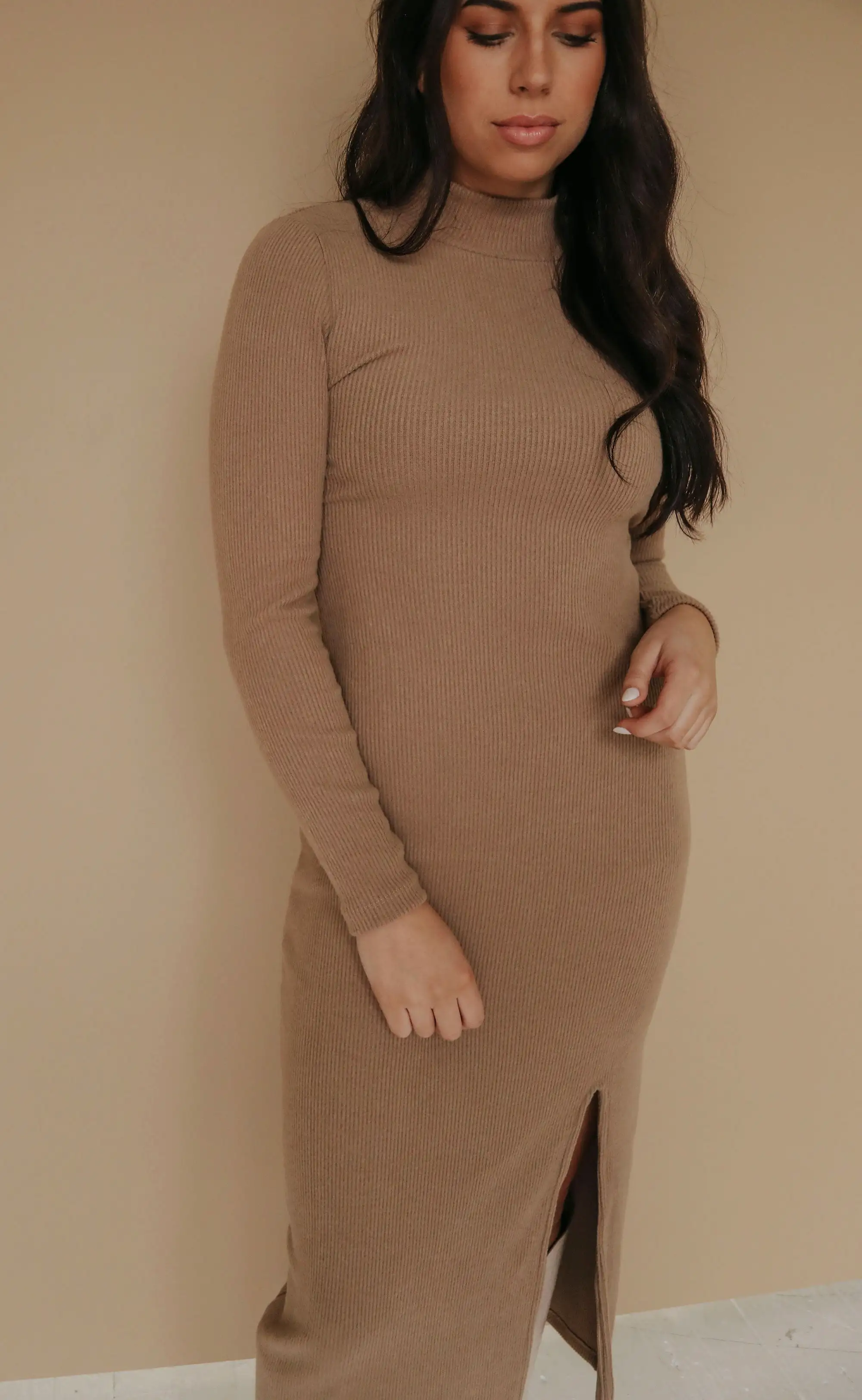 z supply: ophelia mock neck dress