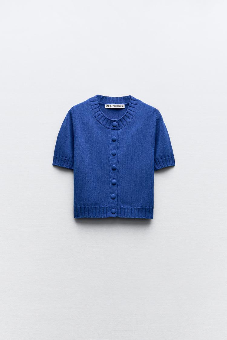 ZARA  |KNIT POLO SWEATER