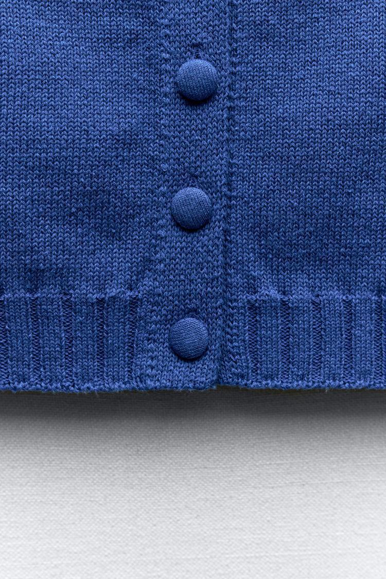 ZARA  |KNIT POLO SWEATER